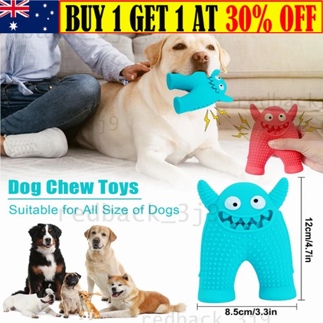 Dog Chew Toys for Aggressive Chewers, Indestructible Tough Durable Squeaky Toy