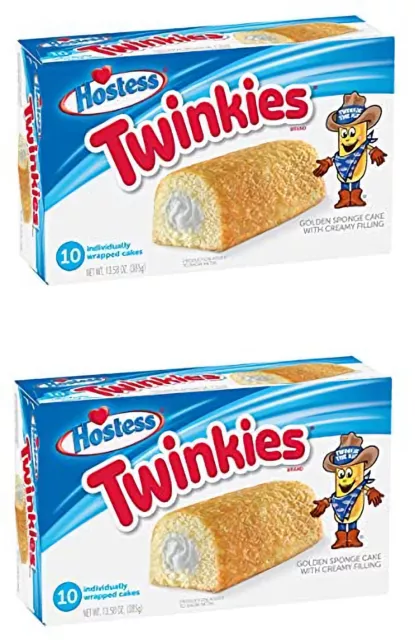 Hostess Twinkies | 13.58 Ounce Box | 10 Count | Pack of 2 (20 Total Twinkies) 2