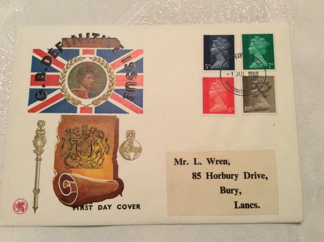 July 1968 Wessex Cover GB Definitive Issue Postmark Windsor