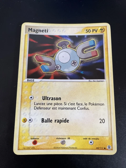 Magneti Holo - Pokemon 68/112 Ex Rouge Feu Vert Feuille Proche Du Neuf Fr
