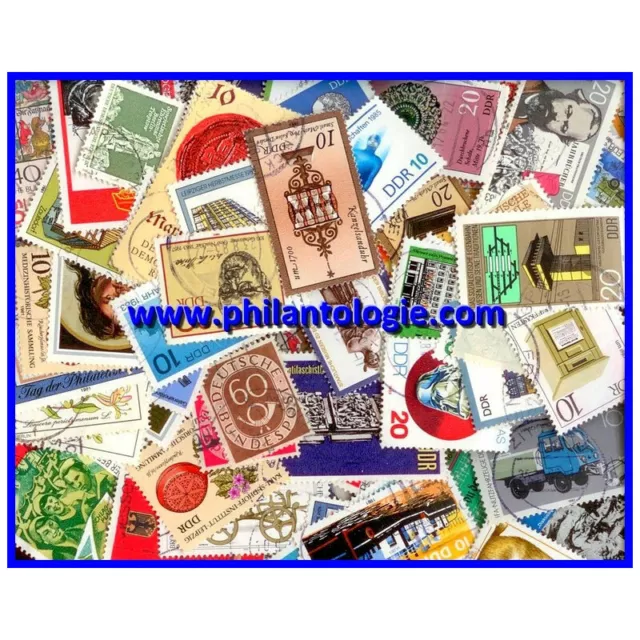 Allemagne timbres de collection tous différents.
