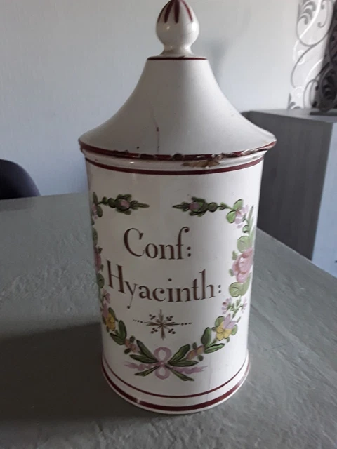 brocante on : Anciens pots à pharmacie, fin XIXème