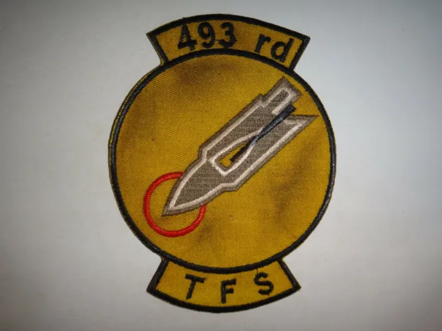 US Air Force Patch 493rd TACTICAL FIGHTER Squadron