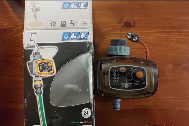 Programmatore elettronico di irrigazione GF12 G.F. Nuovo 