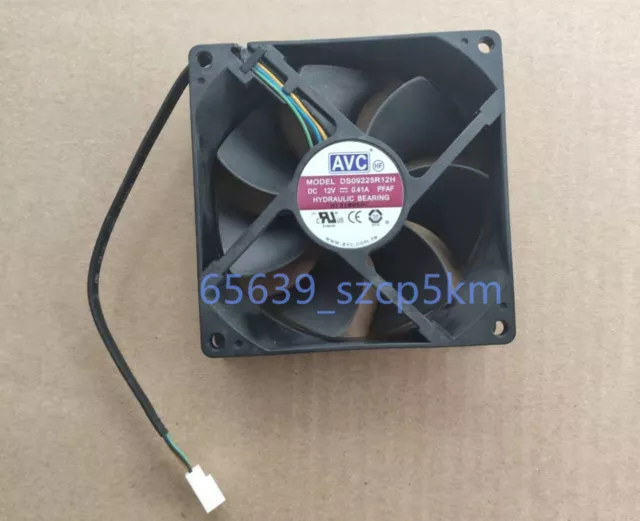 AVC DS09225R12H 12V 0.41A 92*92*25mm 9025 4PIN PWM CPU Cooling Fan *