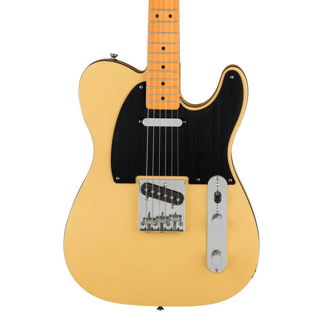 Squier 40th Anniv Telecaster Electric Guitar Vintage Ed, Satin Vintage Blonde