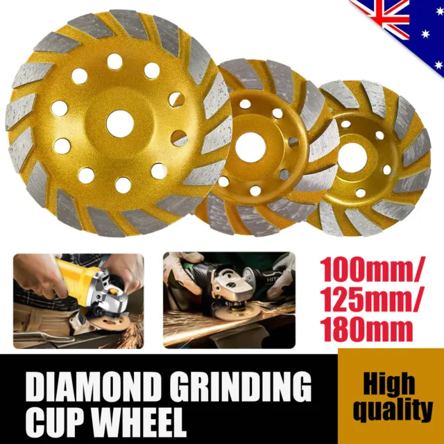 Diamond Segment Grinding Concrete Cup Wheel Disc Granite Stone 125mm 100mm 180mm