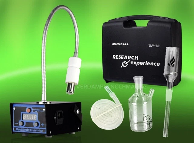 Aromed 4.0 Vaporizer - Schwarz -  Tisch Vaporizer - mit koffer und viel zubehör