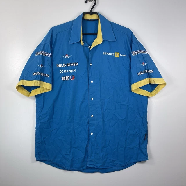 T-shirt Mild Seven Renault F1 Team Jarno Trulli Kappa - Taille M, Années 2000, Neuf Sans étiquette