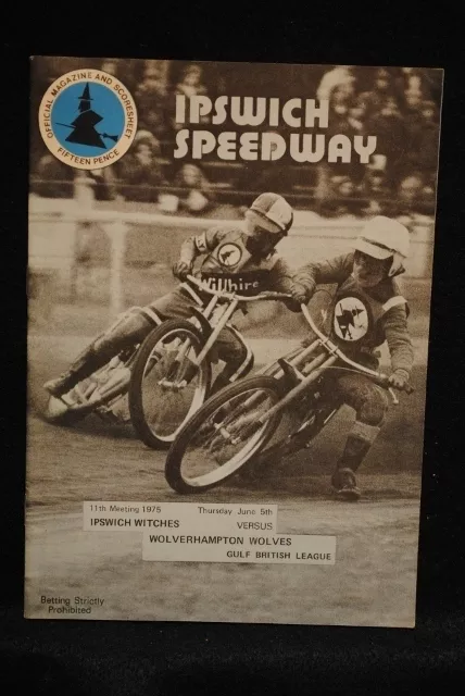 SPEEDWAY - Ipswich vs Wolverhampton - 5 Jun 1975