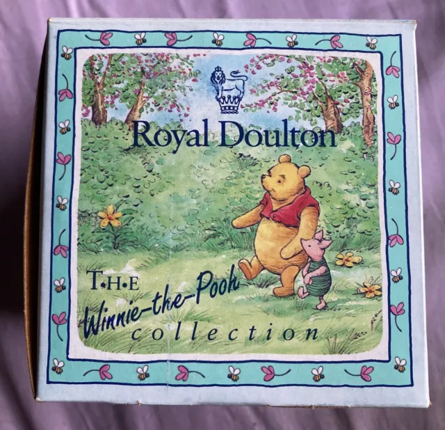 BRANDNEU Royal Doulton Winnie the Pooh Sammlung Becher The Umbrella Disney