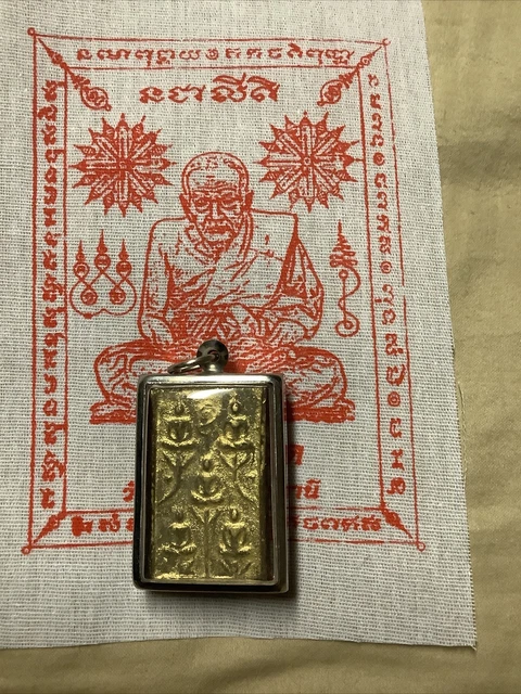Buddha Amulet Necklace Yoga Jewelry Hindu Pendant Mindfulness Meditation #12A