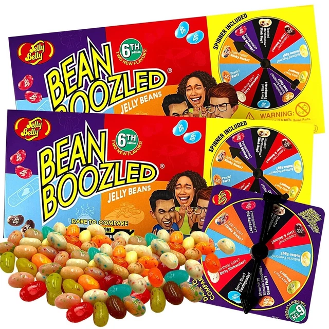 JELLY BELLY BEAN BOOZLED Spinner Candy GAME 6th Edition 12.88 PicClick