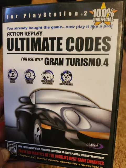 SONY PLAYSTATION 2 Action Replay Ultimate Codes Gran Turismo 4 PS2 VGOOD  COND