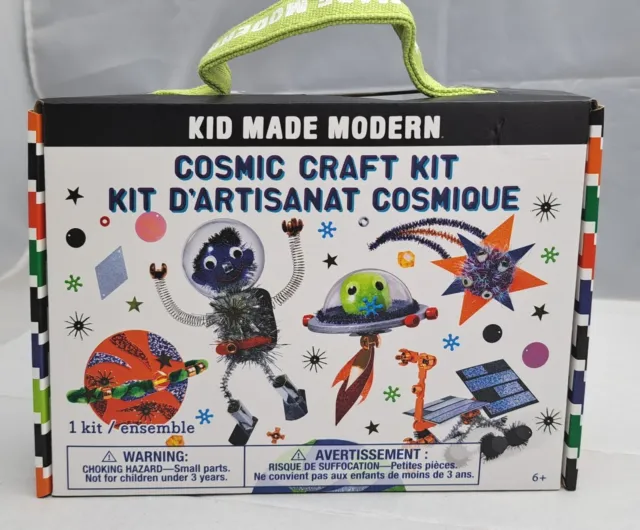 Kid Made Modern , Cosmic Craft Kit - 225+ Piece Collection Space Themed Art