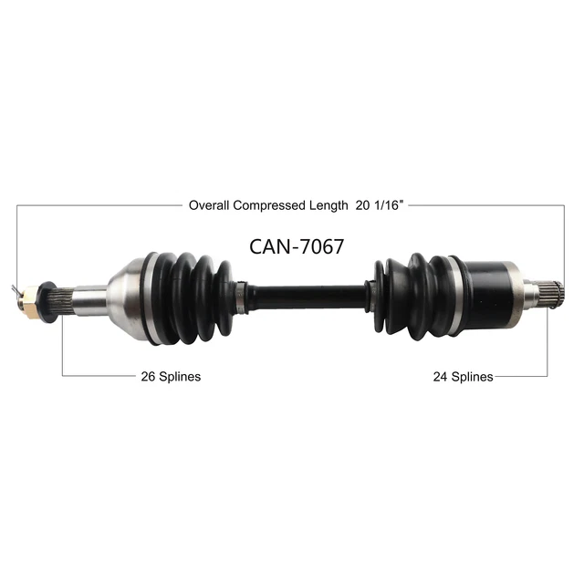 OPEN TRAIL CAN-7067 OE 2.0 Axle
