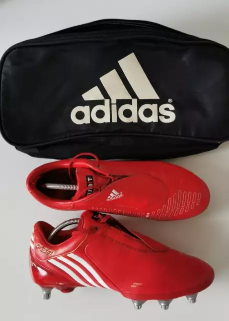 ADIDAS F50 TUNIT FG Thermobonded Red UK 6 US 6.5 Football Boots