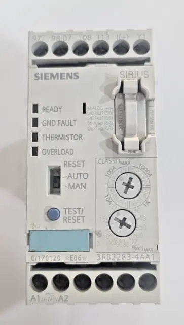 Siemens Elektronisches Überlastrelais 3RB2283-4AA1 G170120 *E06*