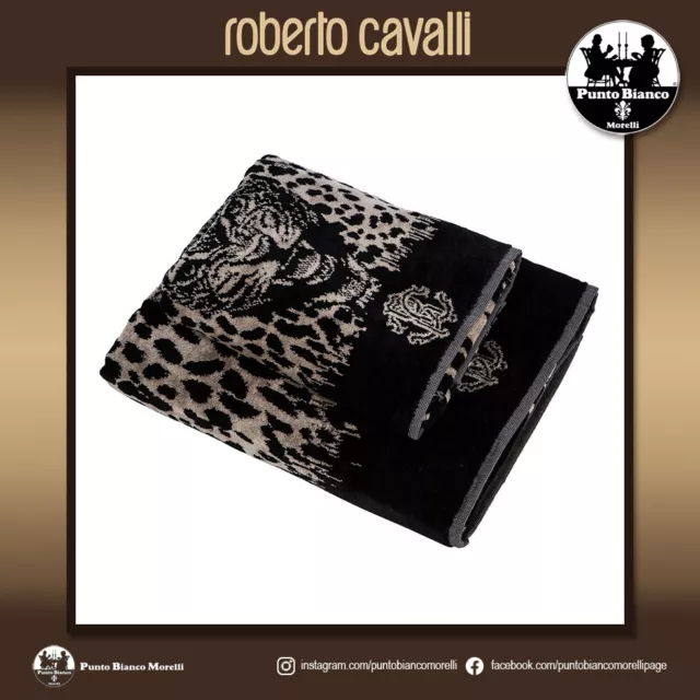 Guest and Hand Towels set or Bath Sheet ROBERTO CAVALLI HOME WILD JAGUAR