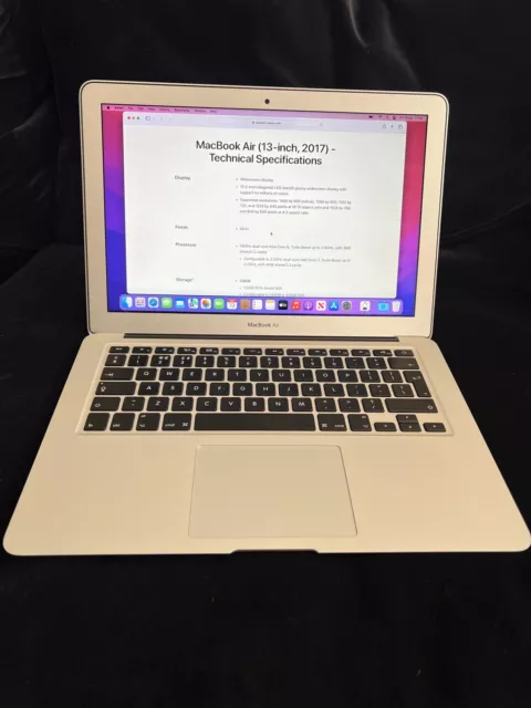 Apple MacBook Air 8gb 1.8ghz i5 256gb 2017 Silver ***BRAND NEW BATTERY***