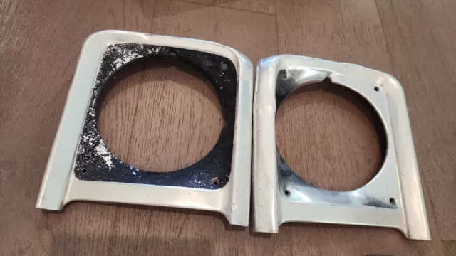 1971 1972 FORD TRUCK headlight bezels trim DOORS CHROME F100 F150 F250 F350 71 2