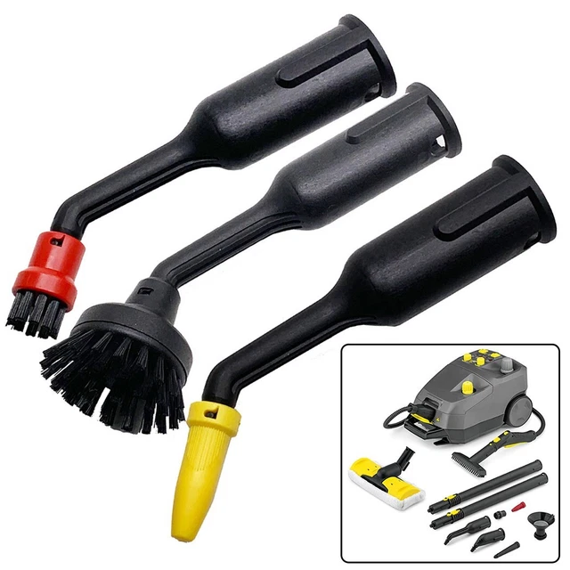 Brosse à Buse En Nylon Pour Nettoyeur Vapeur KARCHER - Fixation Pour Détail Et Pulvérisation