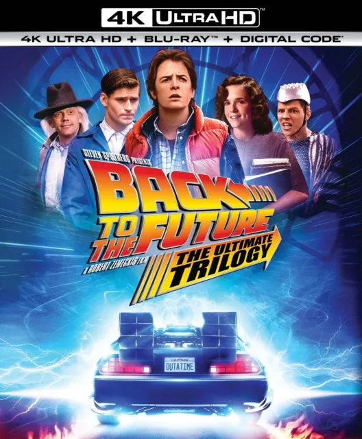 Back to the Future Trilogy 4K UHD Blu-ray Michael J. Fox NEW