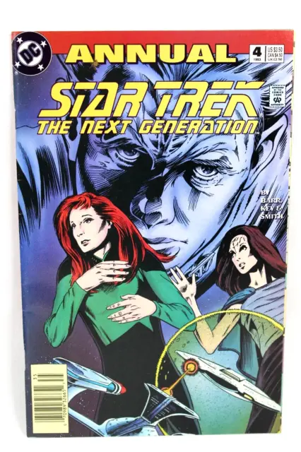 Star Trek The Next Generation Annual #4 House Divided UPC Newsstand 1993 DC F-/F