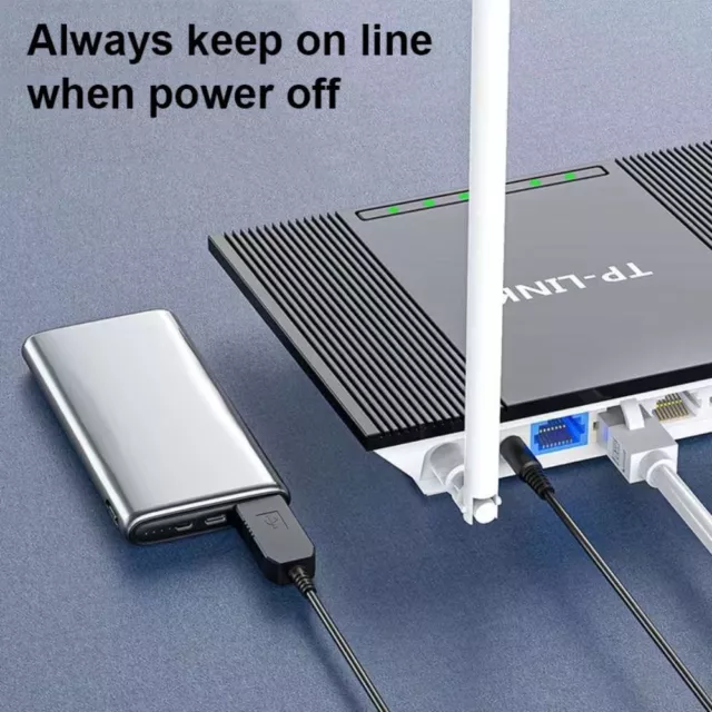 su jack DC WiFi per power bank boost line cavo verso l'alto convertitore cavo USB 12