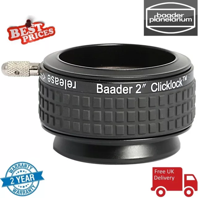 Abrazadera Baader 2" ClickLock S57 anillo Newton cola de paloma 2956257 (Stock del Reino Unido)