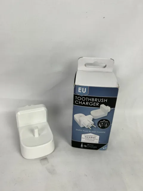 Zahnbürste Ladegerät für BRAUN Oral B Pro Elektrische Zahnbürste EU Stecker Weiß