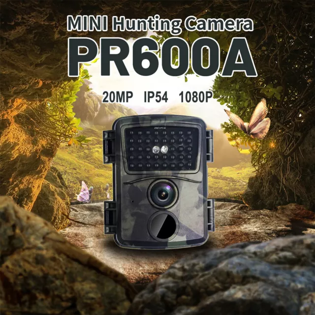 Outdoor HD 1080P 20MP Hunting Wildlife Trail Scouting Game Camera Night Vision