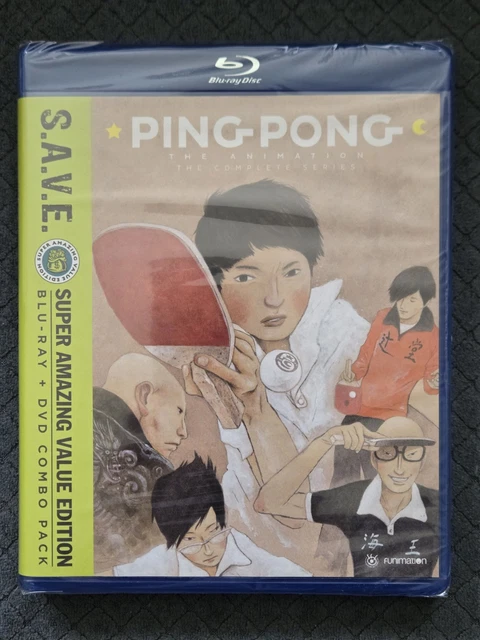 PING PONG THE Animation 4 disc (Blu-ray/DVD combo) Funimation OOP