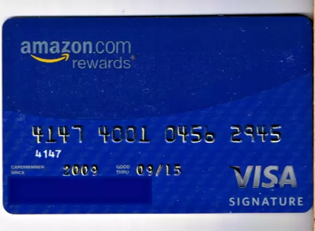 🔴 Chase Visa Credit Card - Amazon Rewards - Expired & Unsigned, Free Shipping🔴