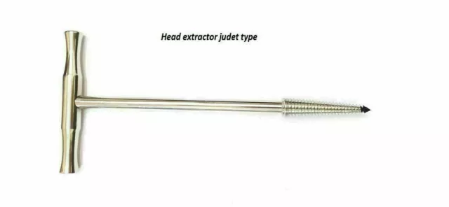 GROMED ORTHO JUDET (Judget) Auger Head Extractor T-Handle