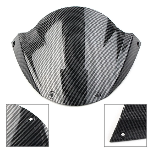 Carbon Fiber Pattern Windshield Windscreen Fit Ducati Monster 696 796 1100/S/EVO