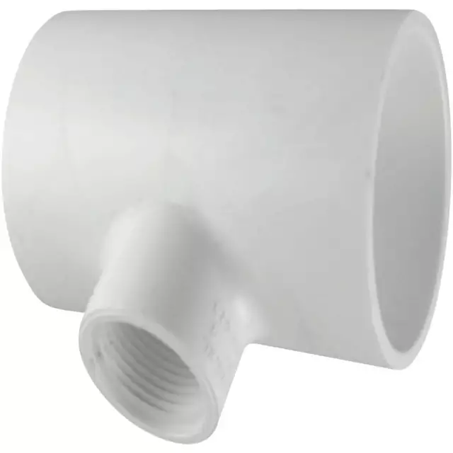 Charlotte Pipe 3/4 In. Solvent Weld x 1/2 In. FIP Schedule 40 PVC Tee Charlotte