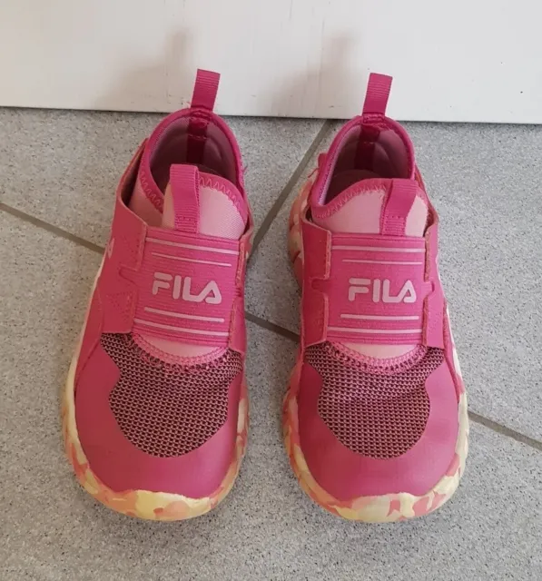 Mädchen Fila Sneaker Gr. 28 pink Mädchen-Sportschuhe Schlupf Schuhe von Fila 28 2