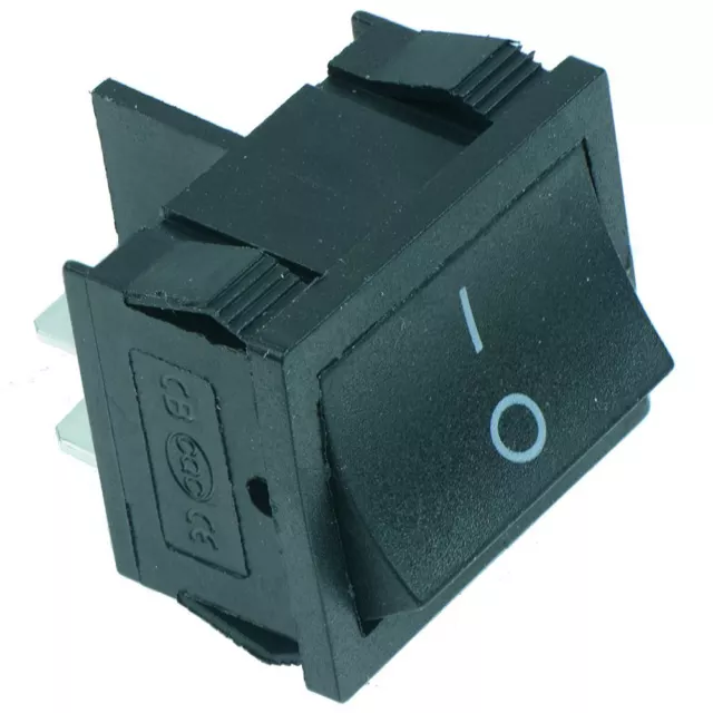 Rectangular On-Off Rocker Switch DPST 10A 250V