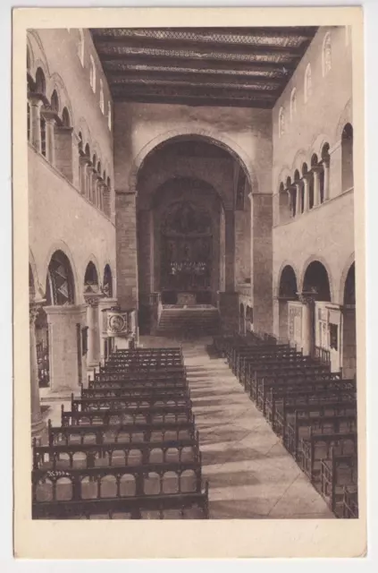 Gernrode vor 90 Jahren . Stiftskirche St. Cyriaci  Innenansicht  #17390