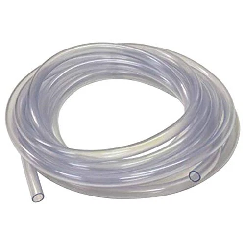 3/4 Inch ID (1 Inch OD) PVC Clear Vinyl Tubing, 10 Foot Length, 98624