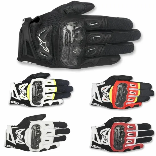 Alpinestars SMX-2 Air Carbon v2 Mens Street Motorcycle Riders Leather Gloves