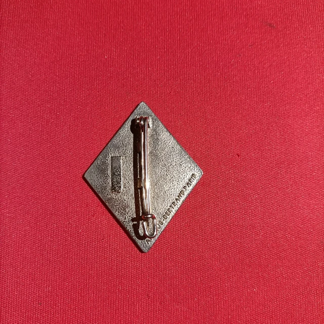 Insigne 16e BCP Metz - Bataillon De Chasseurs à Pied, Original, écu Peint, France