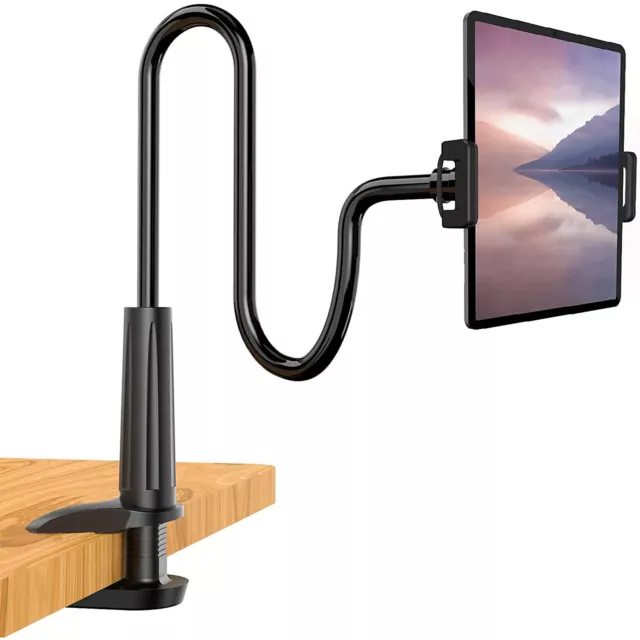 Support Tablette avec col de Cygne,Support Tablette Réglable pour iPad Tablettes