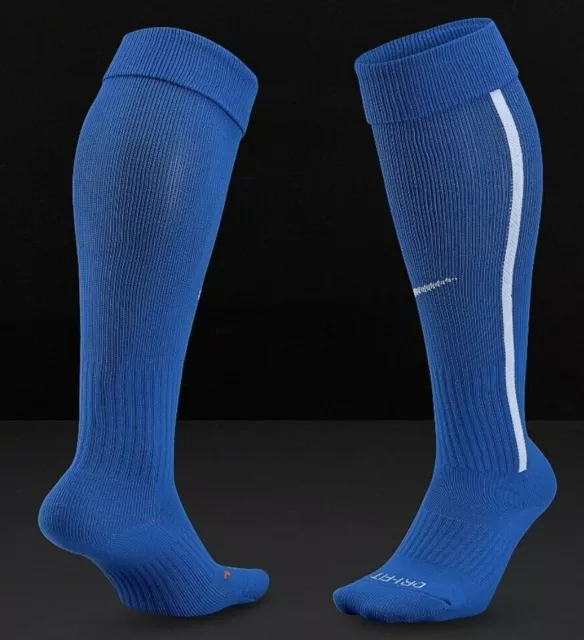 Nike Vapor Iii Dri-Fit Soccer Otc Socks Size Medium Unisex Royal Blue White
