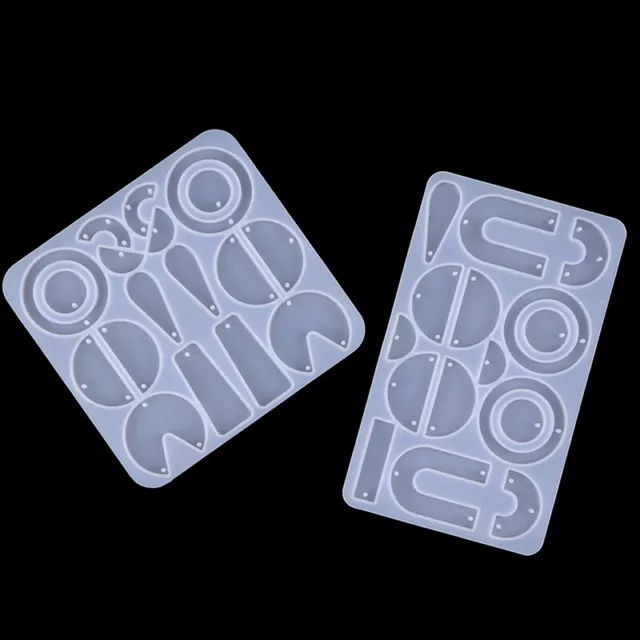 Silicone Earring Pendant Jewelry Mold Resin Casting Mould Tool DIY Epoxy Mak*YH