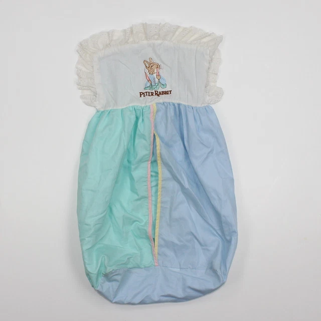READ DESC! Vtg  Peter Rabbit Diaper Stacker Hanging Holder
