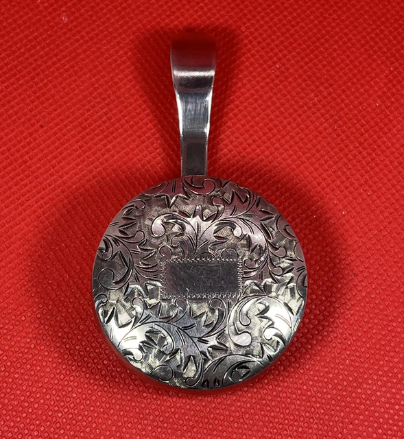Vintage Japanese 950 Sterling Silver Portable Ashtray Handheld Hinged Size 3.25”