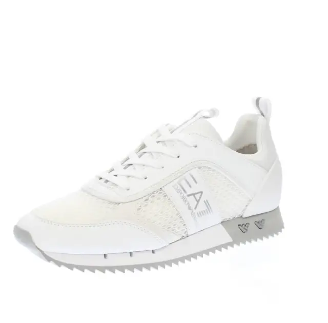 Ea7 Emporio Armani Sneakers Training Basse Bianco - Taglia 42 [8.5 US 26.5cm]