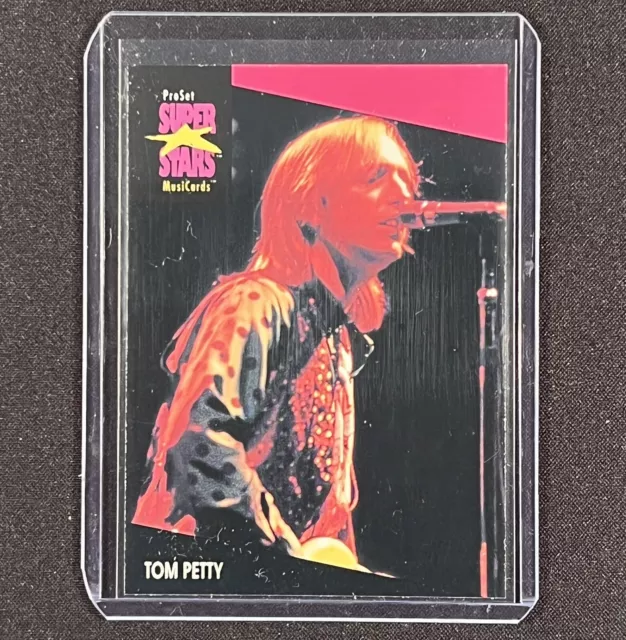 TOM PETTY 1991 Pro Set Super Stars MusiCards Music Trading Card #218 PSA